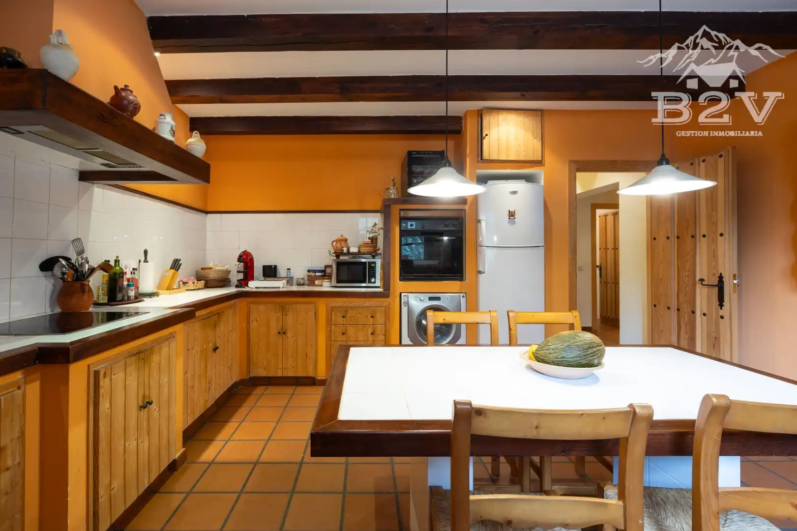 Cocina de Casa o chalet en venta en Garganta de los Montes con Aire acondicionado, Calefacción y Jardín privado