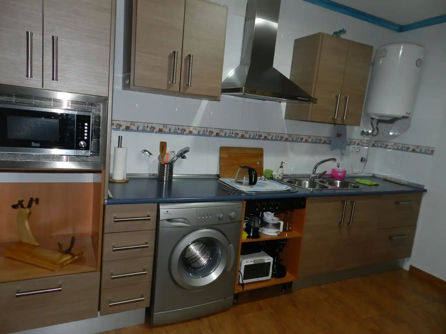 Cuina de Pis de lloguer en Linares amb Aire condicionat i Calefacció