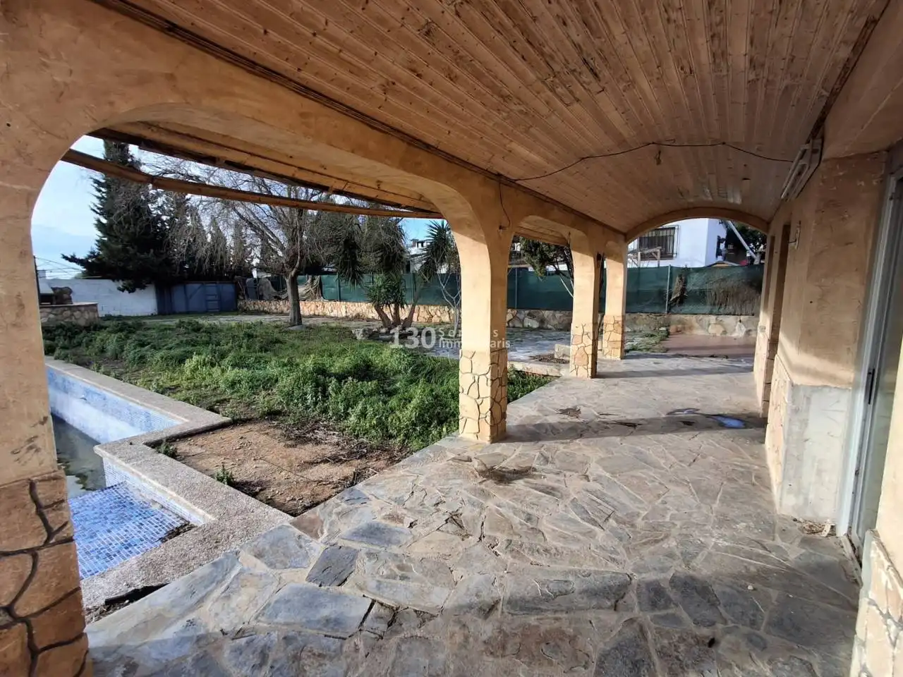 Jardí de Casa o xalet en venda en Cabra del Camp amb Jardí privat, Parquet i Terrassa
