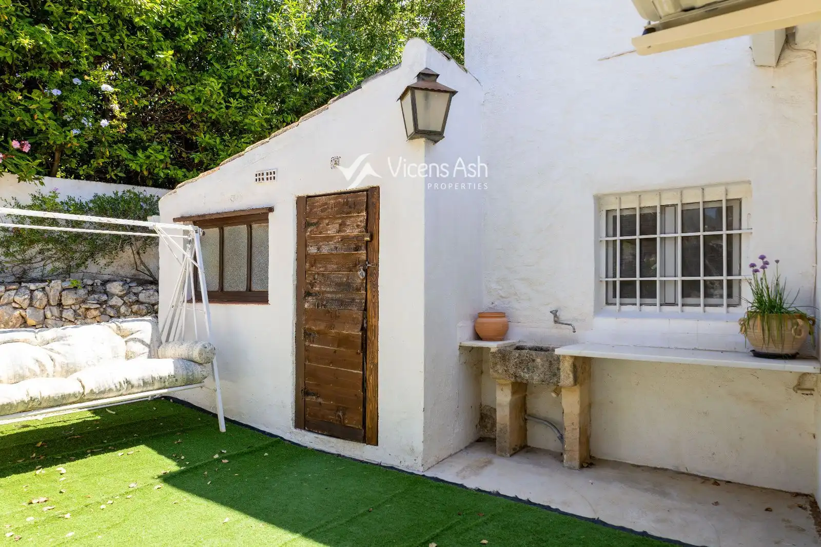 Garden of Houses for sale in Jávea / Xàbia  with Storage room, Swimming Pool and Furnished