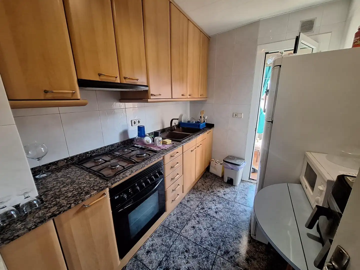 Cocina de Piso en venta en Sabadell con Terraza