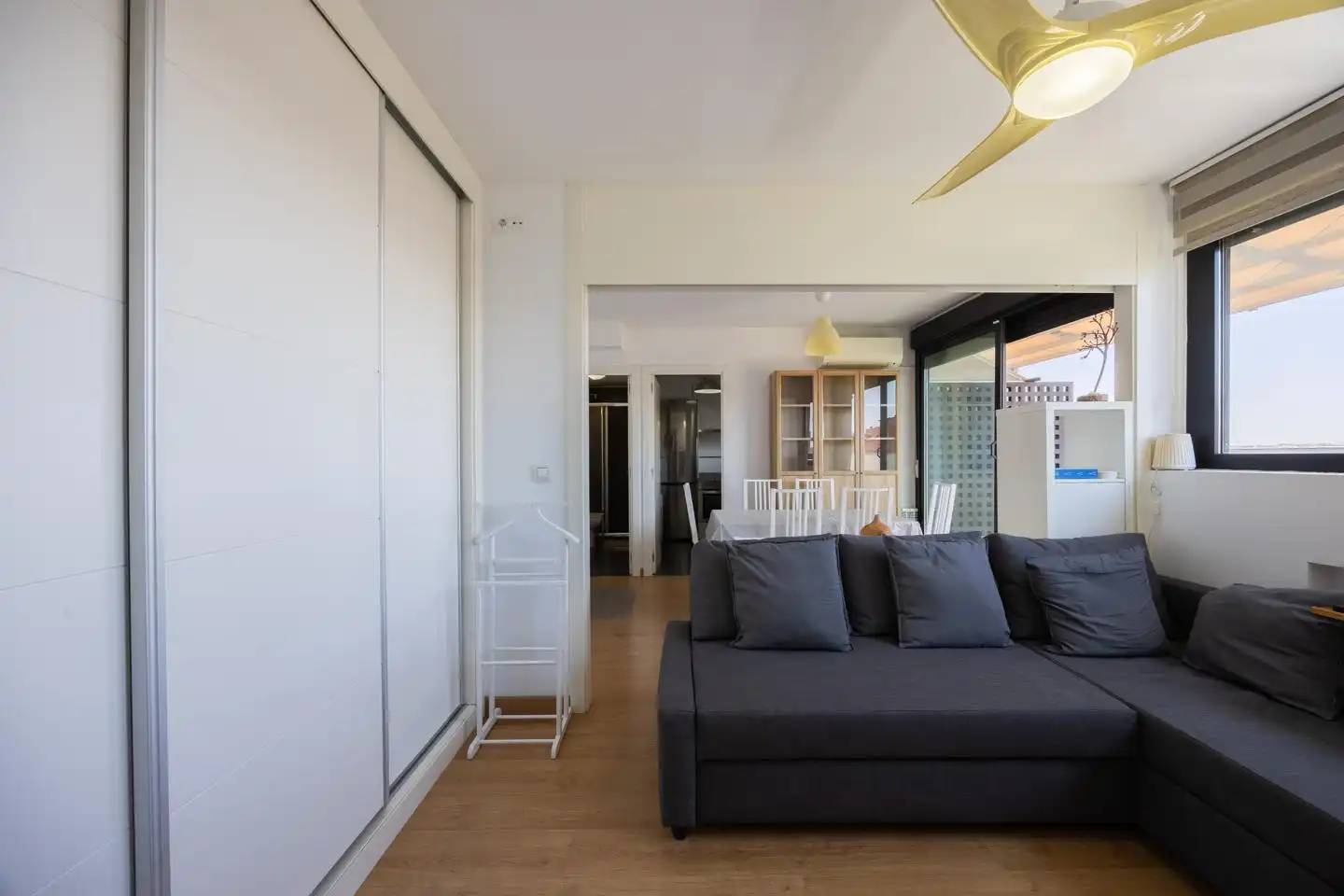 Living room of Attic for rent in Madrid  with Air Conditioner, Heating and Terrace