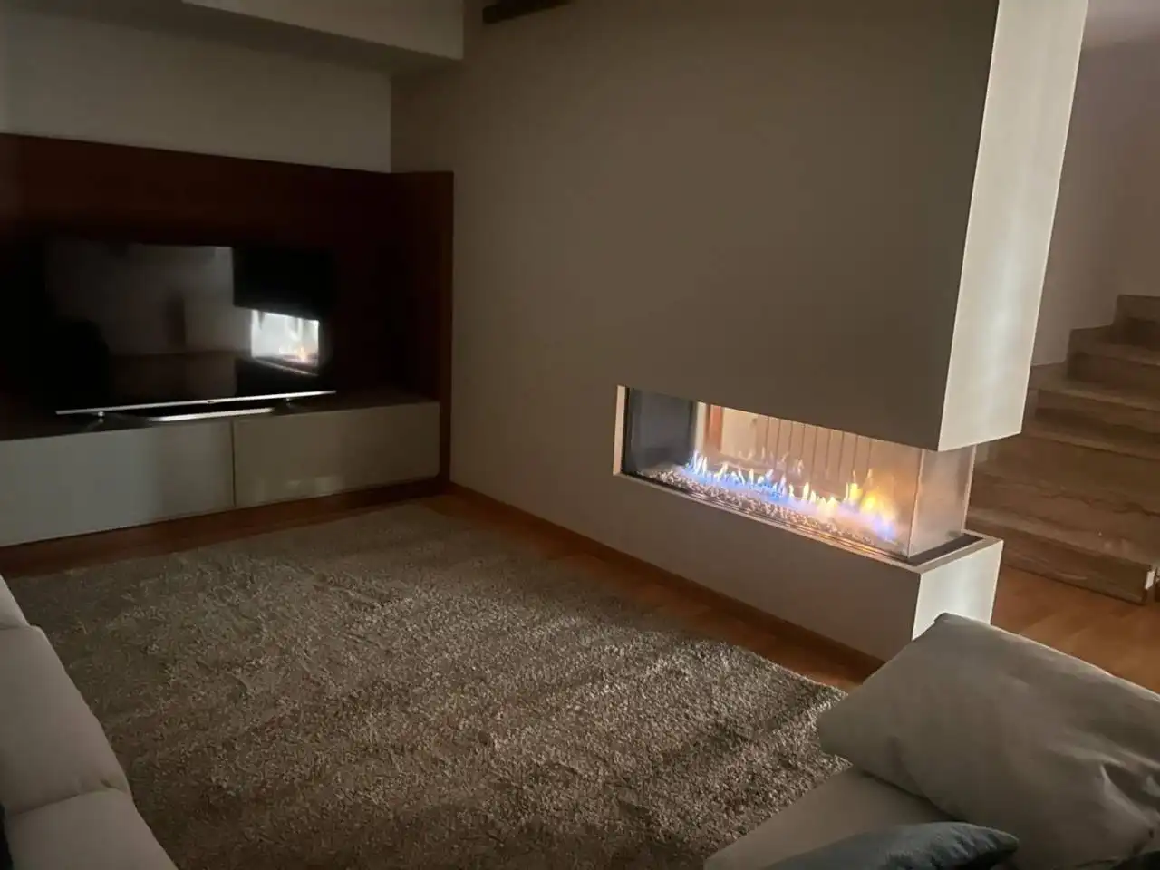 Wohnzimmer von Dachboden zum Verkauf in Castellón de la Plana / Castelló de la Plana mit Heizung, Terrasse und Abstellraum