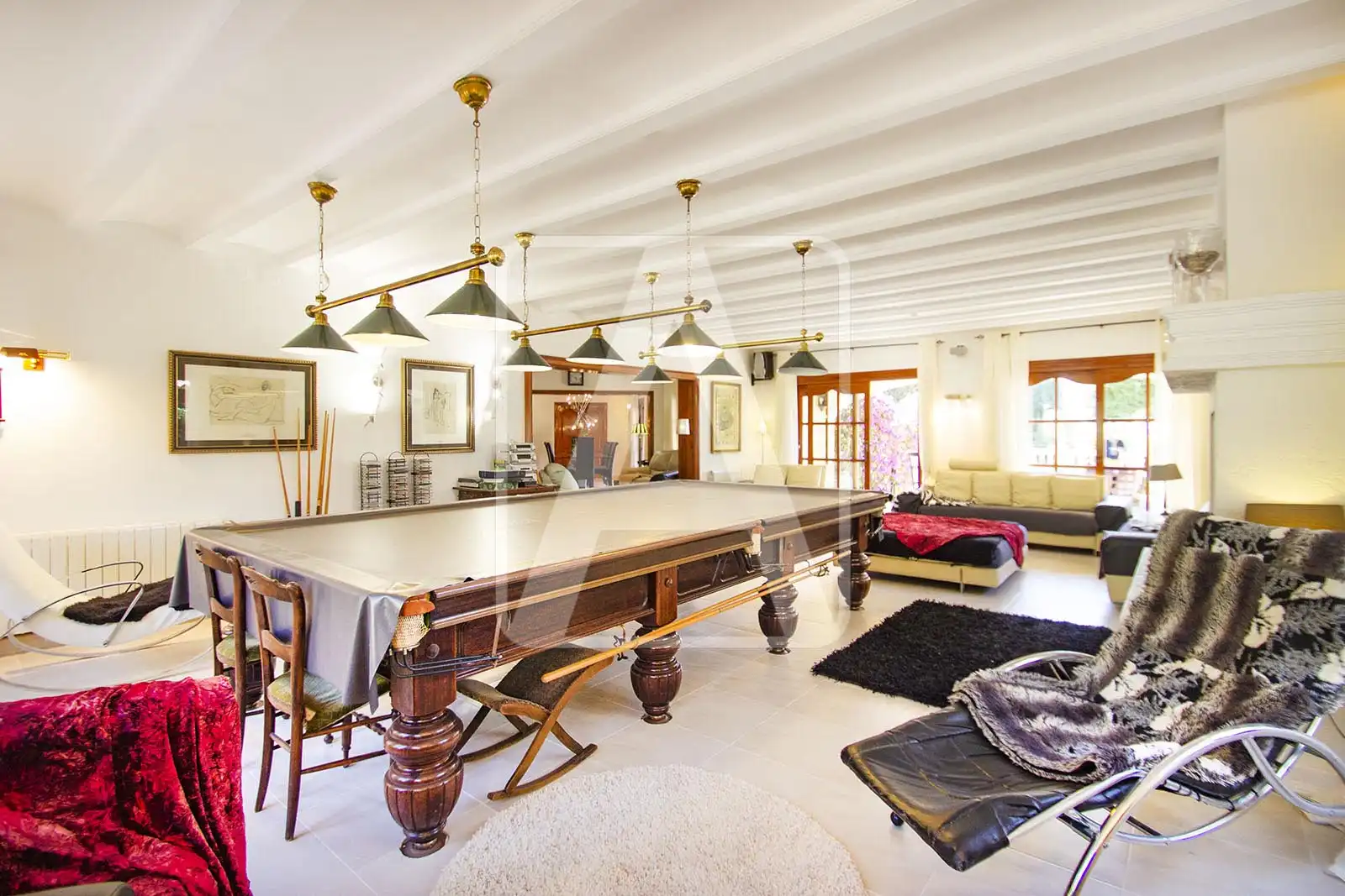 Sala d'estar de Finca rústica en venda en Calpe / Calp amb Aire condicionat, Calefacció i Jardí privat