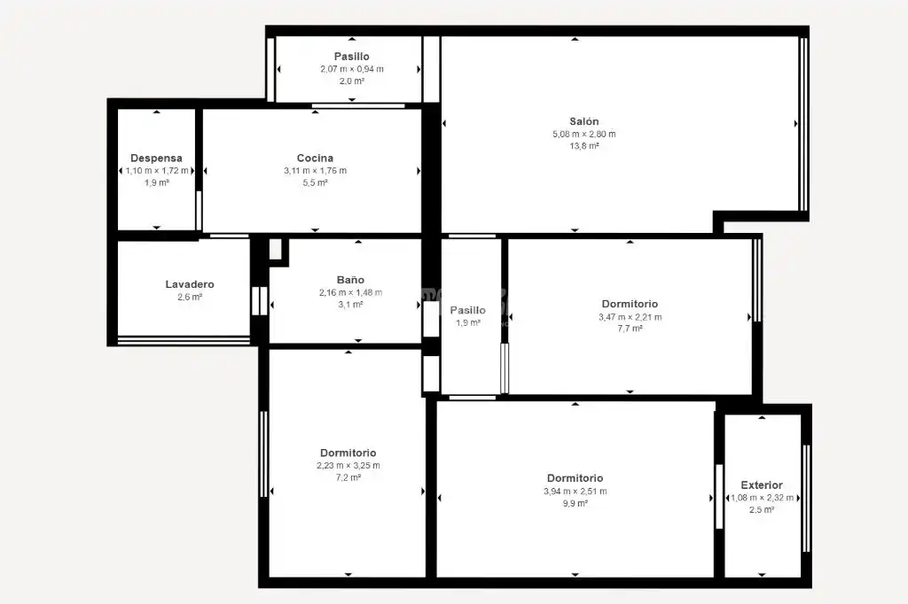 Wohnung zum Verkauf in Leganés mit Klimaanlage, Heizung und Terrasse