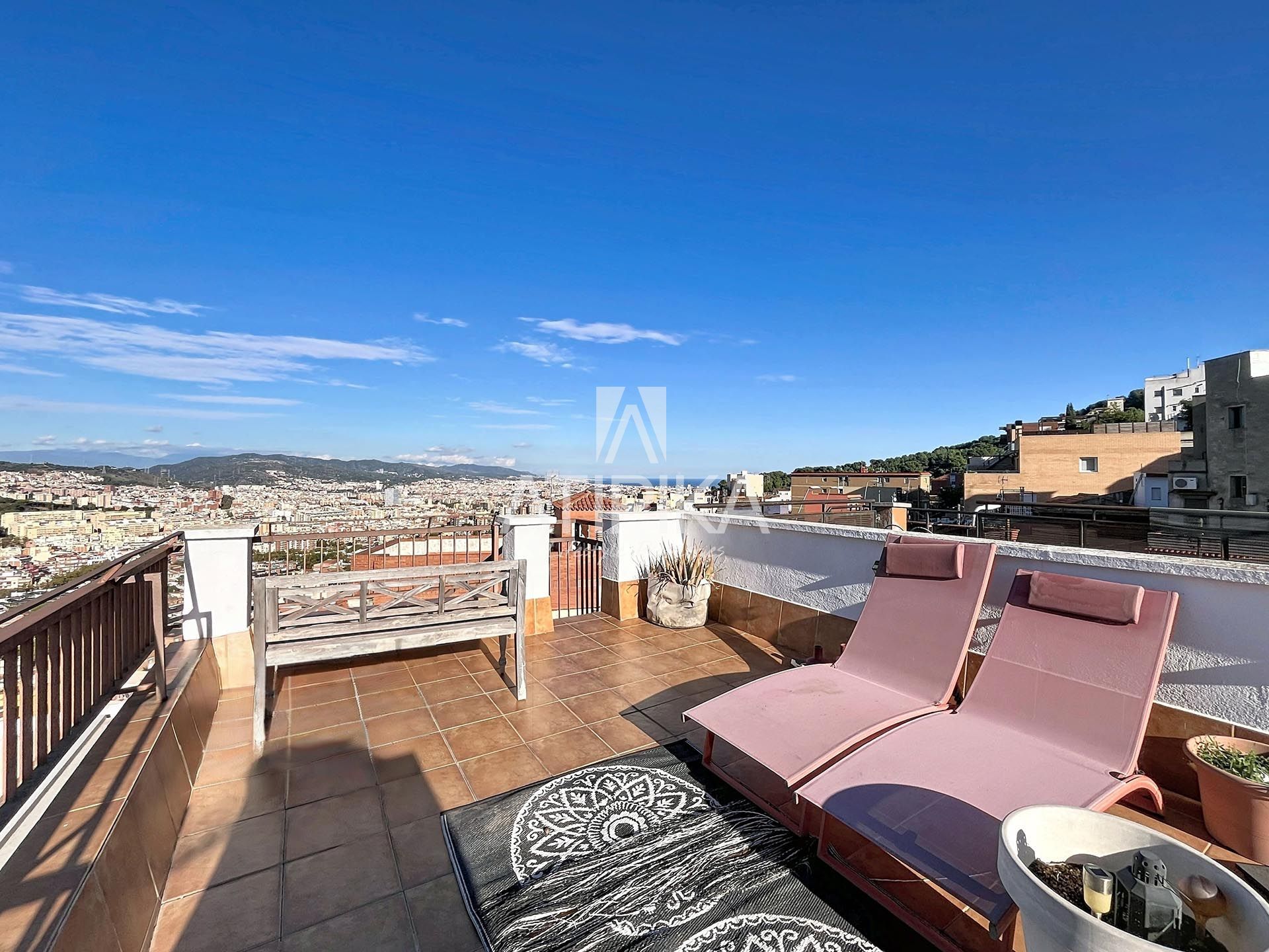 Terrassa de Dúplex en venda en  Barcelona Capital amb Aire condicionat, Calefacció i Terrassa