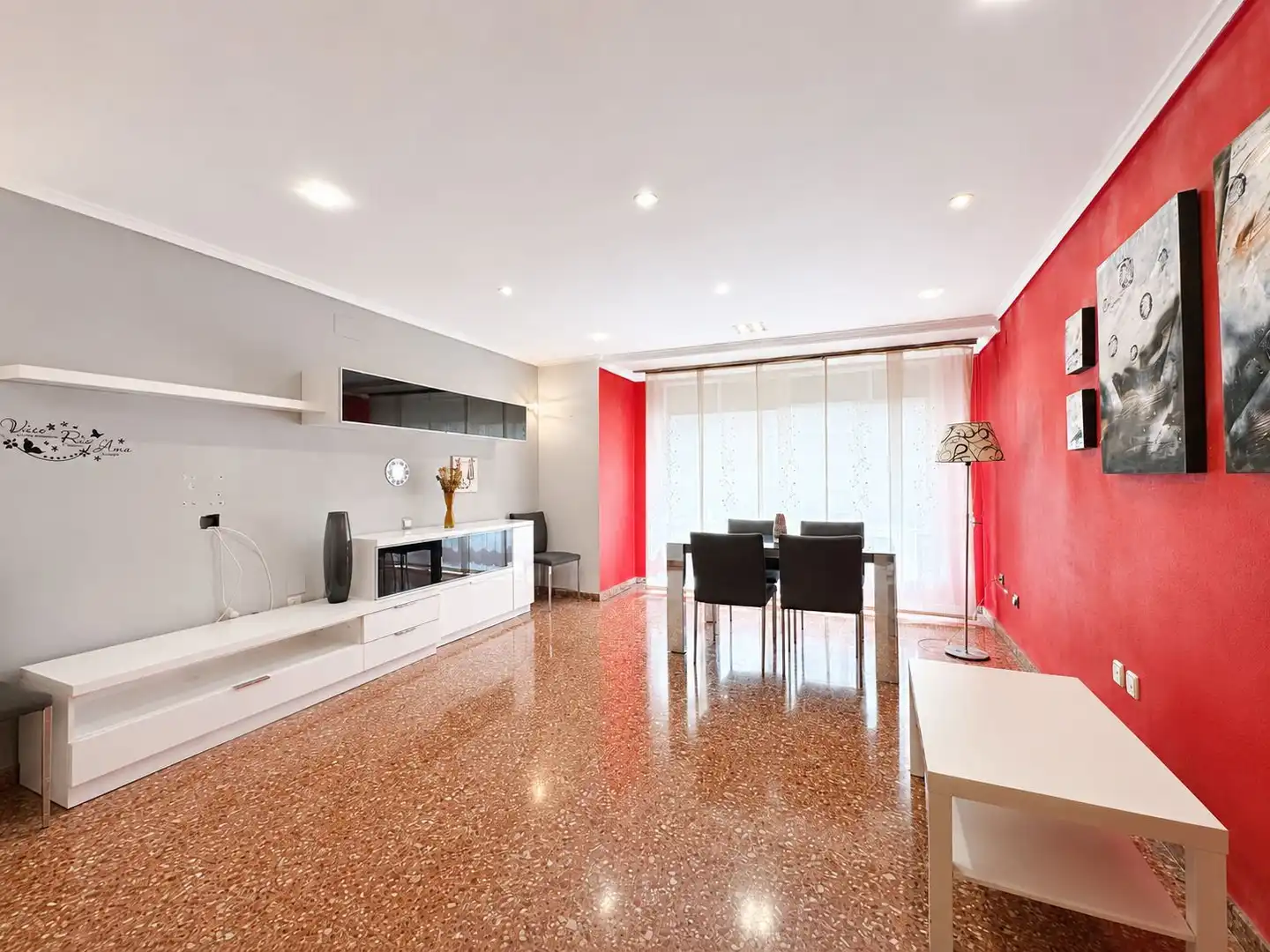 Living room of Flat for sale in Sueca  with Air Conditioner