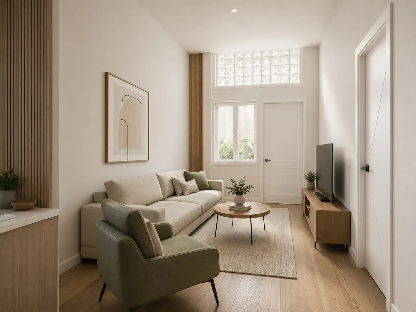 Sala de estar de Apartamento en venta en Valladolid con Aire acondicionado, Parquet y Amueblado