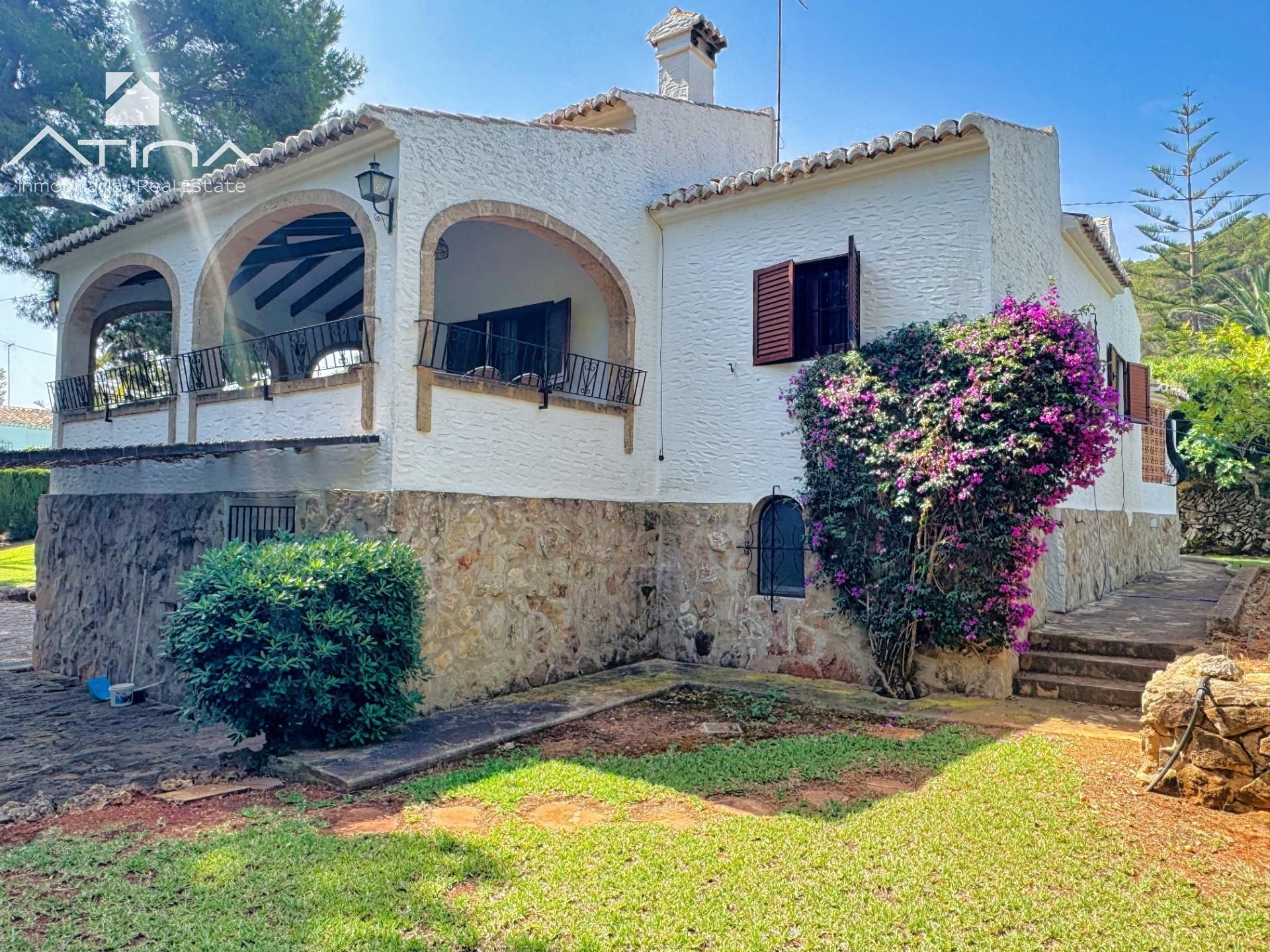 Vista exterior de Apartament en venda en Jávea / Xàbia amb Calefacció, Jardí privat i Terrassa