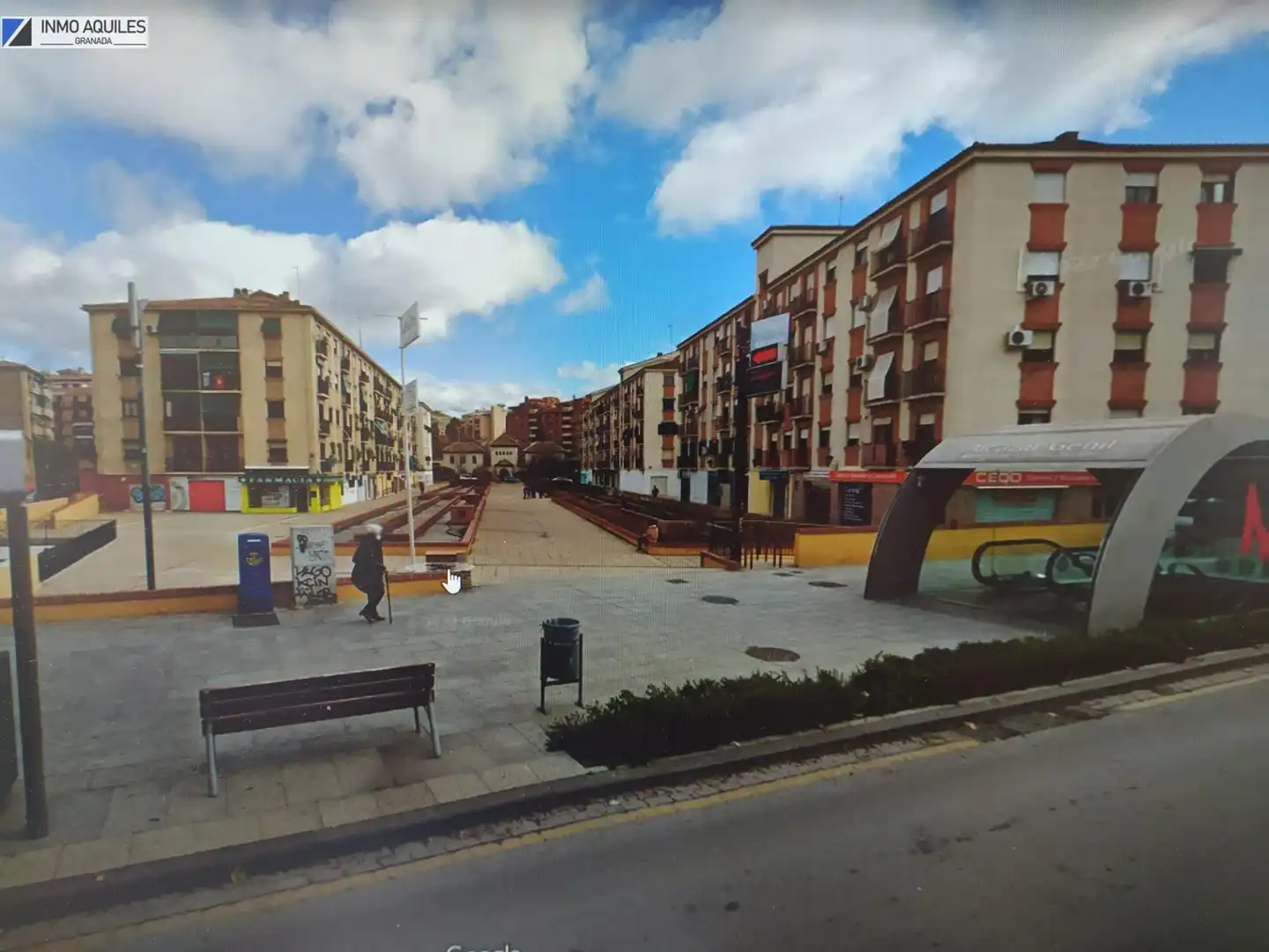 Vista exterior de Apartament de lloguer en Granada amb Calefacció, Moblat i Balcó