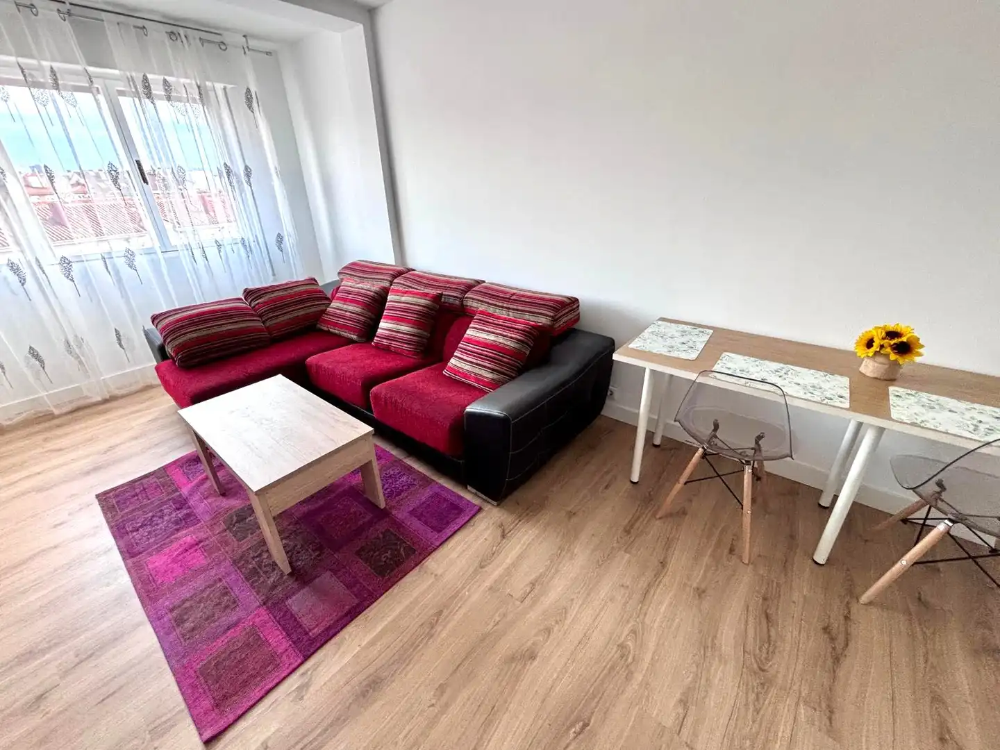 Sala de estar de Piso en venta en Gijón  con Calefacción, Parquet y Trastero