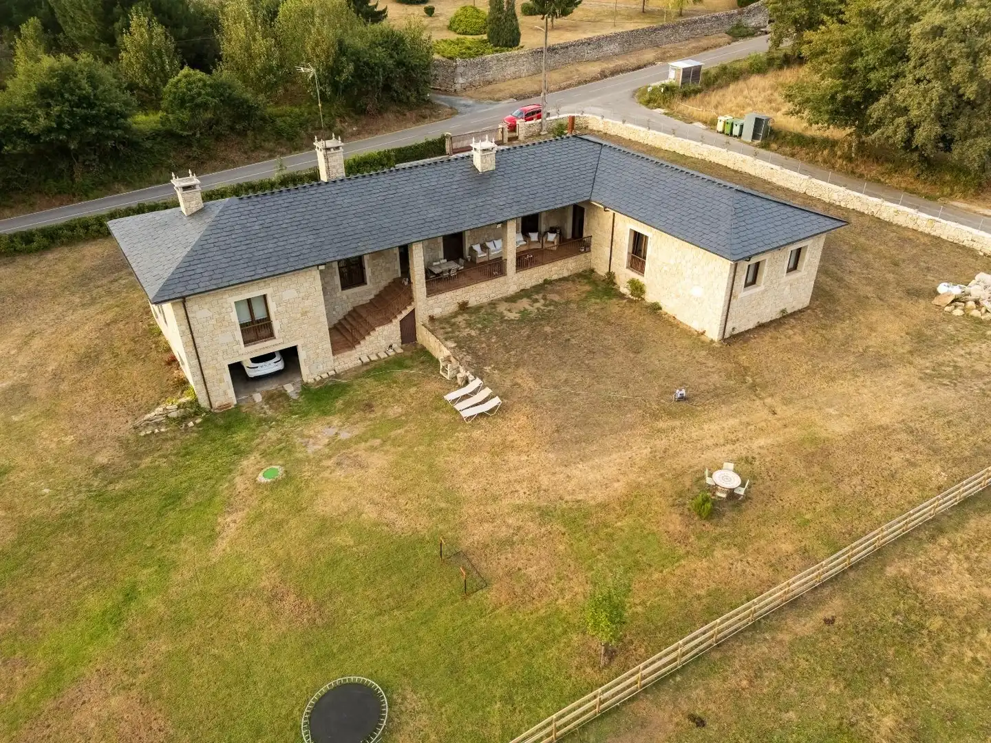Exterior view of Houses for sale in Friol  with Heating, Private garden and Furnished