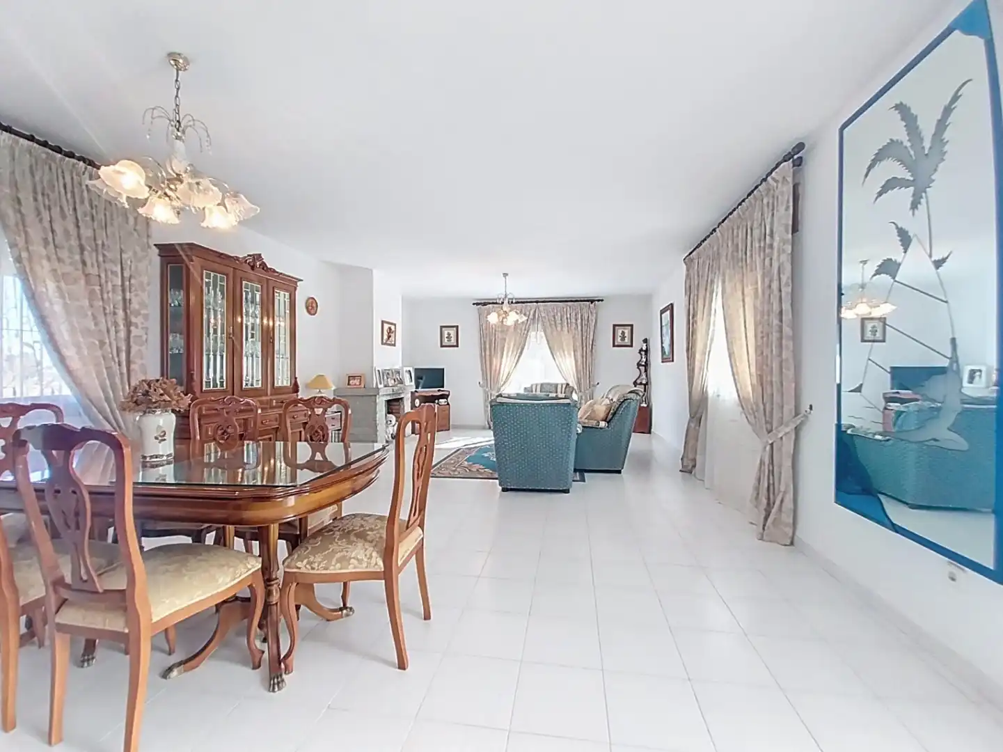 Dining room of Houses for sale in L'Alfàs del Pi  with Air Conditioner, Heating and Private garden