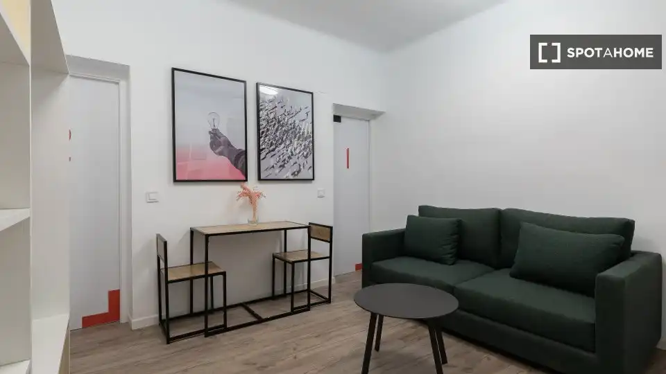 Sala de estar de Piso de alquiler en Getafe con Aire acondicionado, Calefacción y Amueblado