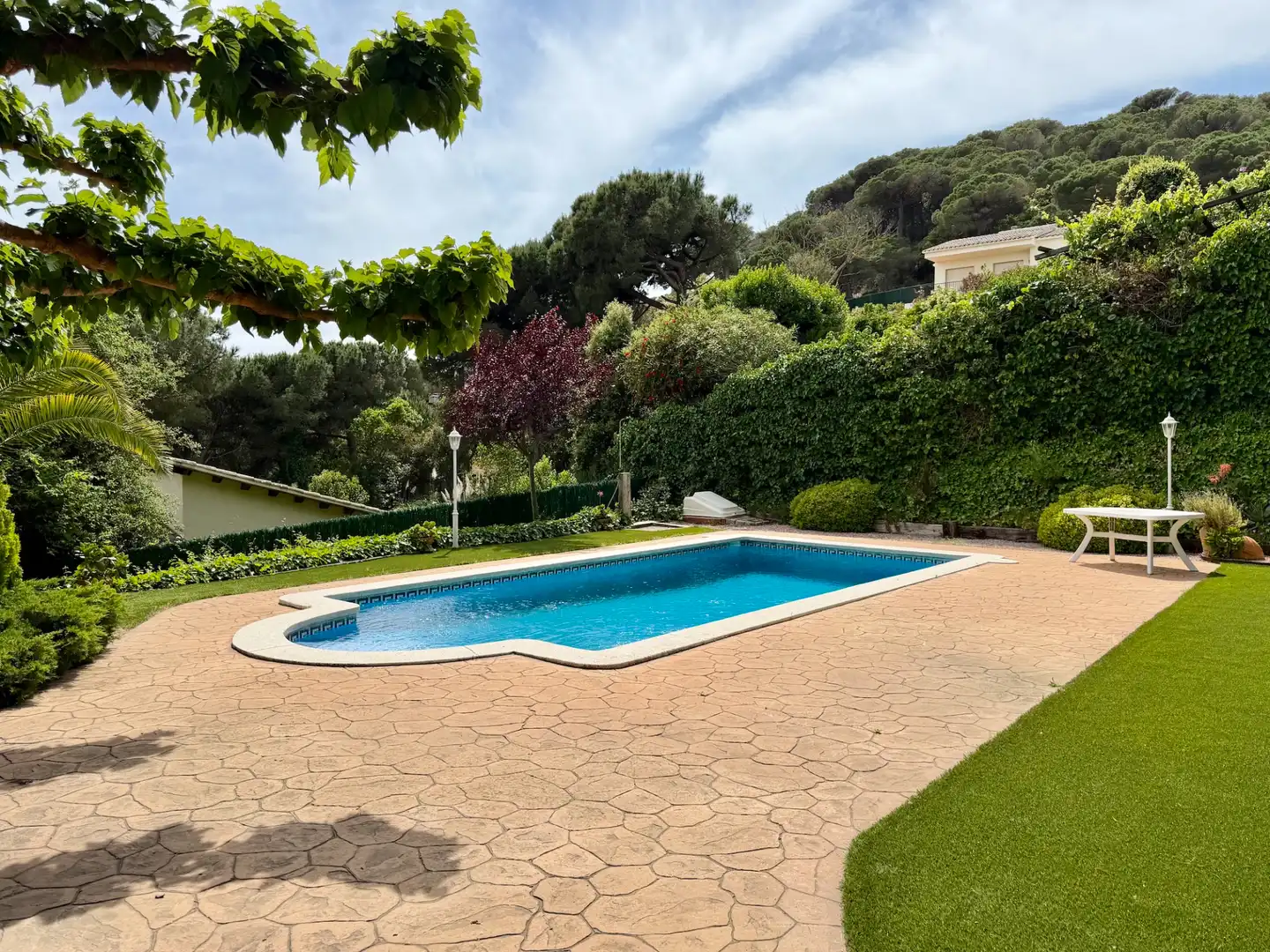 Piscina de Casa o xalet en venda en Lloret de Mar amb Aire condicionat, Jardí privat i Terrassa