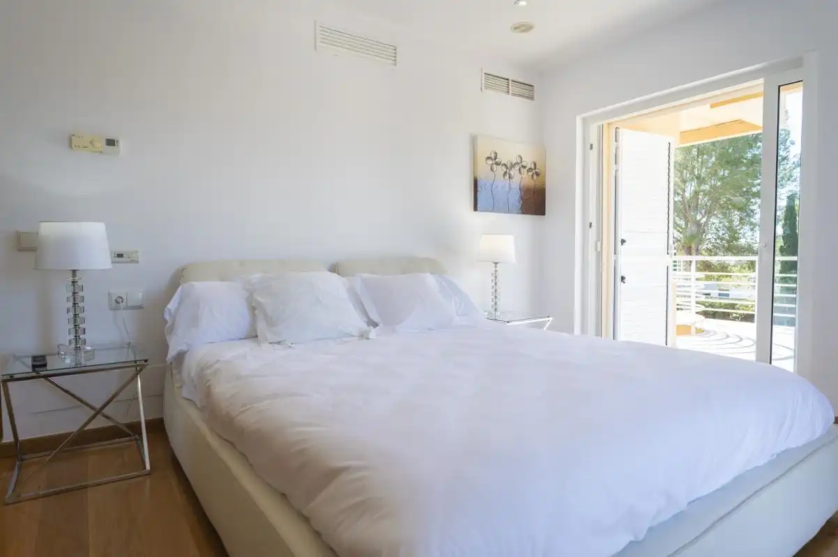 Habitación de Casa o chalet de alquiler en Sant Josep de sa Talaia con Aire acondicionado, Calefacción y Jardín privado