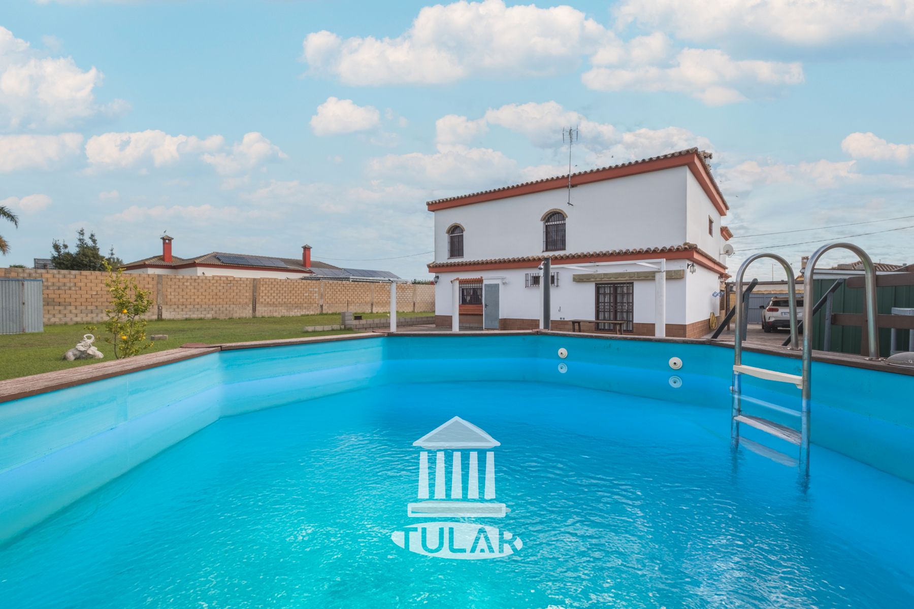 Swimming pool of House or chalet for sale in El Puerto de Santa María  with Air Conditioner, Private garden and Terrace