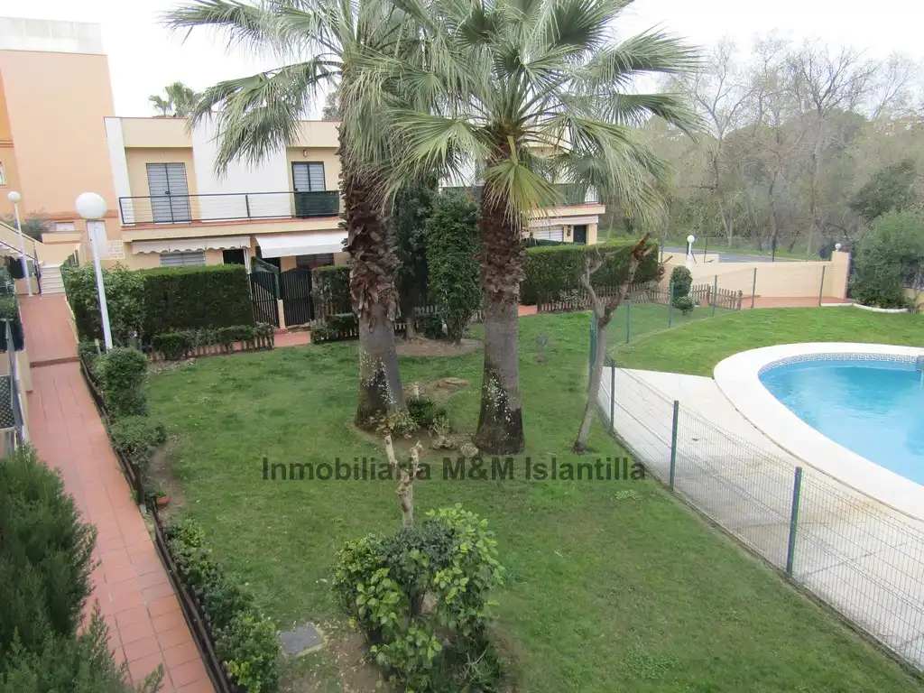 Jardín de Apartamento en venta en Islantilla con Terraza, Trastero y Amueblado