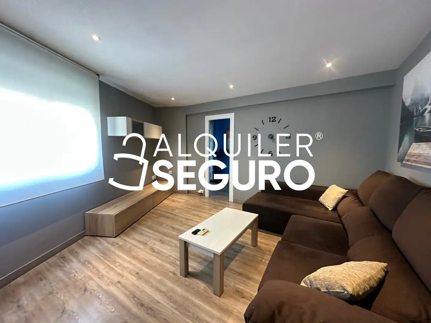 Sala d'estar de Pis de lloguer en Mislata amb Aire condicionat, Calefacció i Moblat