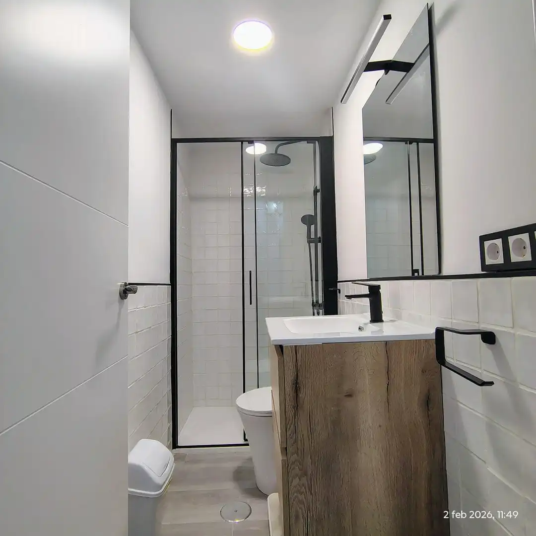 Baño de Piso de alquiler en Sevilla con Aire acondicionado y Amueblado