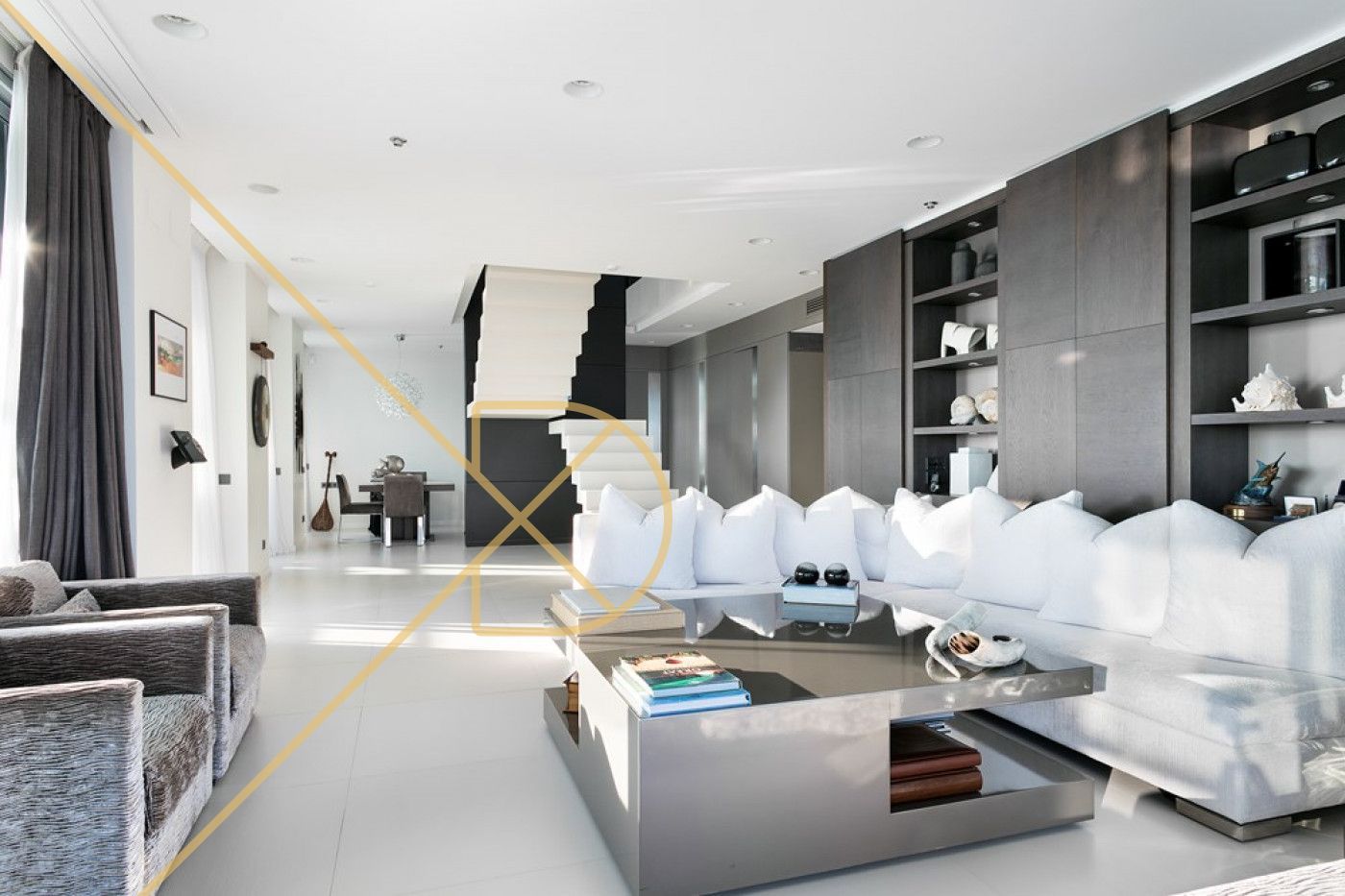 Living room of Duplex to rent in  Barcelona Capital  with Air Conditioner, Heating and Terrace