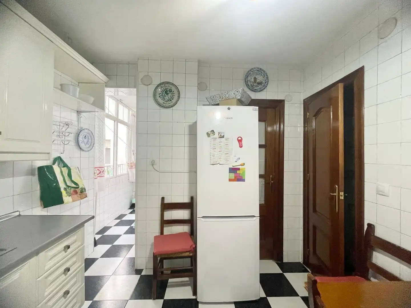 Kitchen of Flat for rent in Granada  with Furnished and Balcony