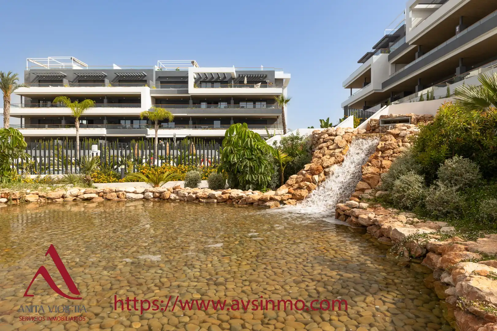 Swimming pool of Apartments for rent in Torrevieja  with Air Conditioner, Heating and Terrace