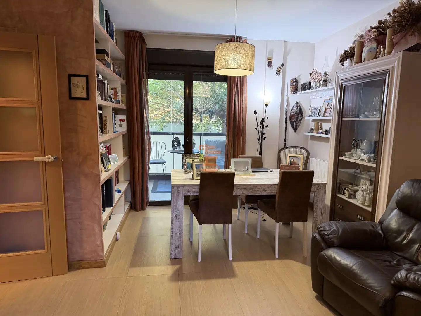 Dining room of Houses for sale in Zaragoza  with Air Conditioner, Heating and Private garden