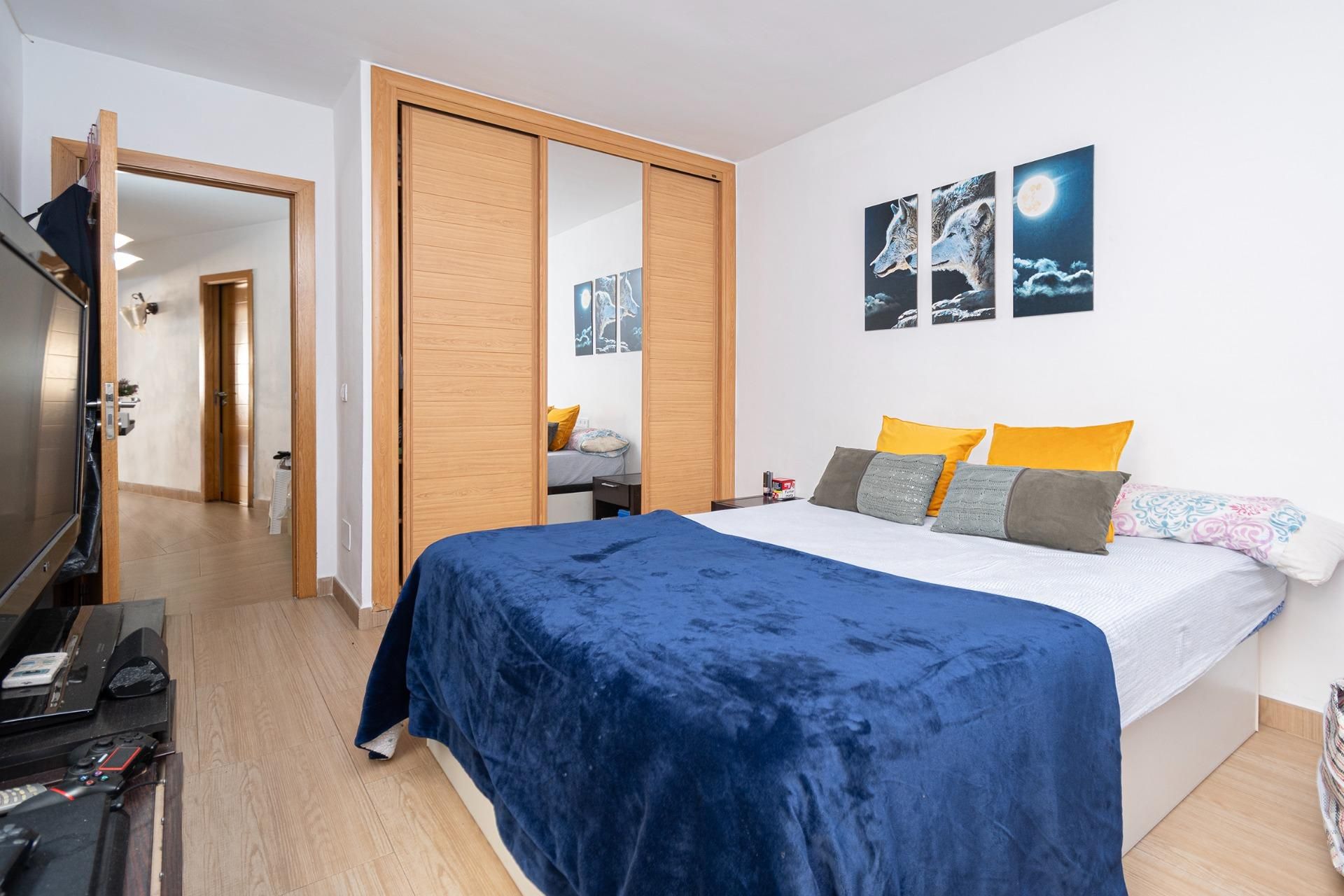Bedroom of Flat for sale in  Palma de Mallorca  with Air Conditioner and Balcony