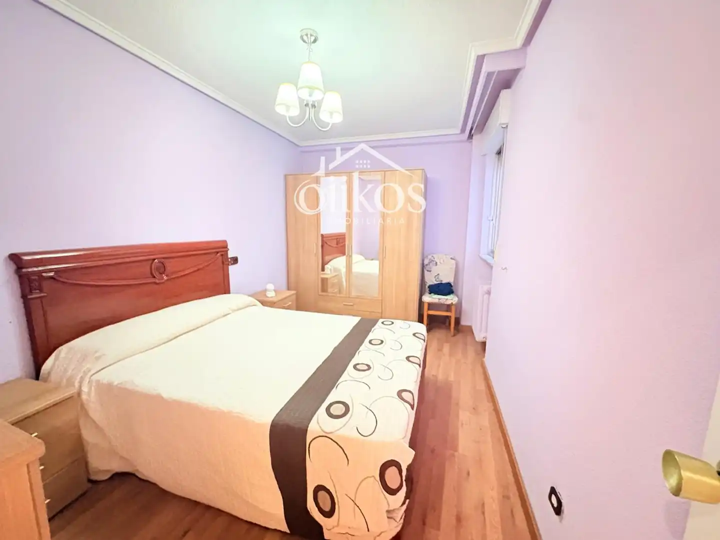 Schlafzimmer von Wohnung zum Verkauf in Salamanca mit Heizung, Parkett und Balkon
