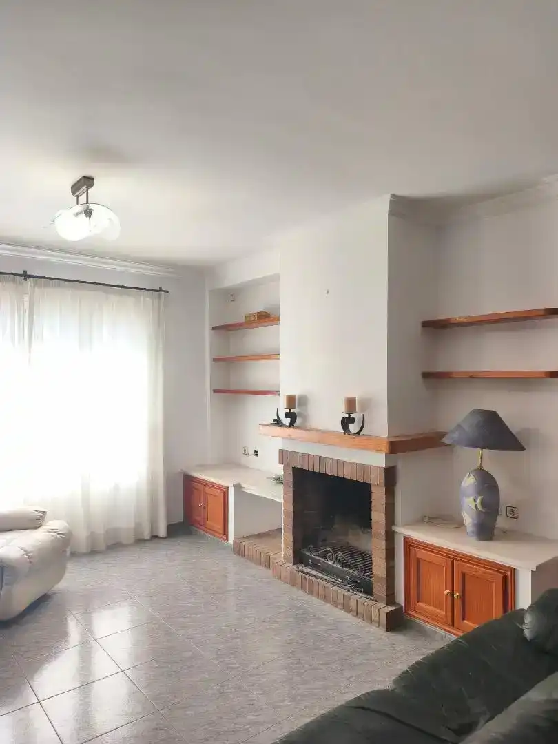 Sala de estar de Piso en venta en Es Mercadal con Jardín privado, Amueblado y Balcón