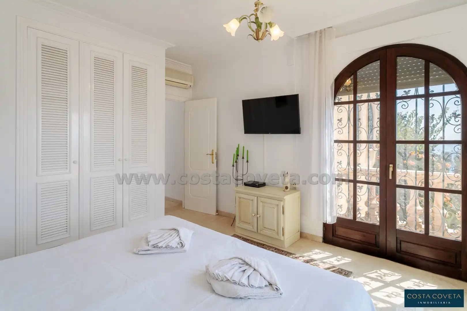 Bedroom of Houses for sale in El Campello  with Air Conditioner, Private garden and Terrace