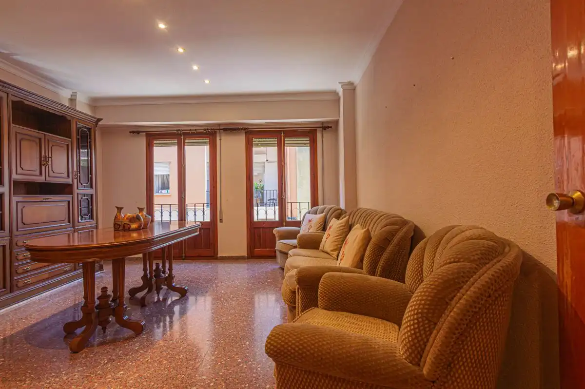 Living room of Flat for sale in Alberic  with Heating, Terrace and Balcony