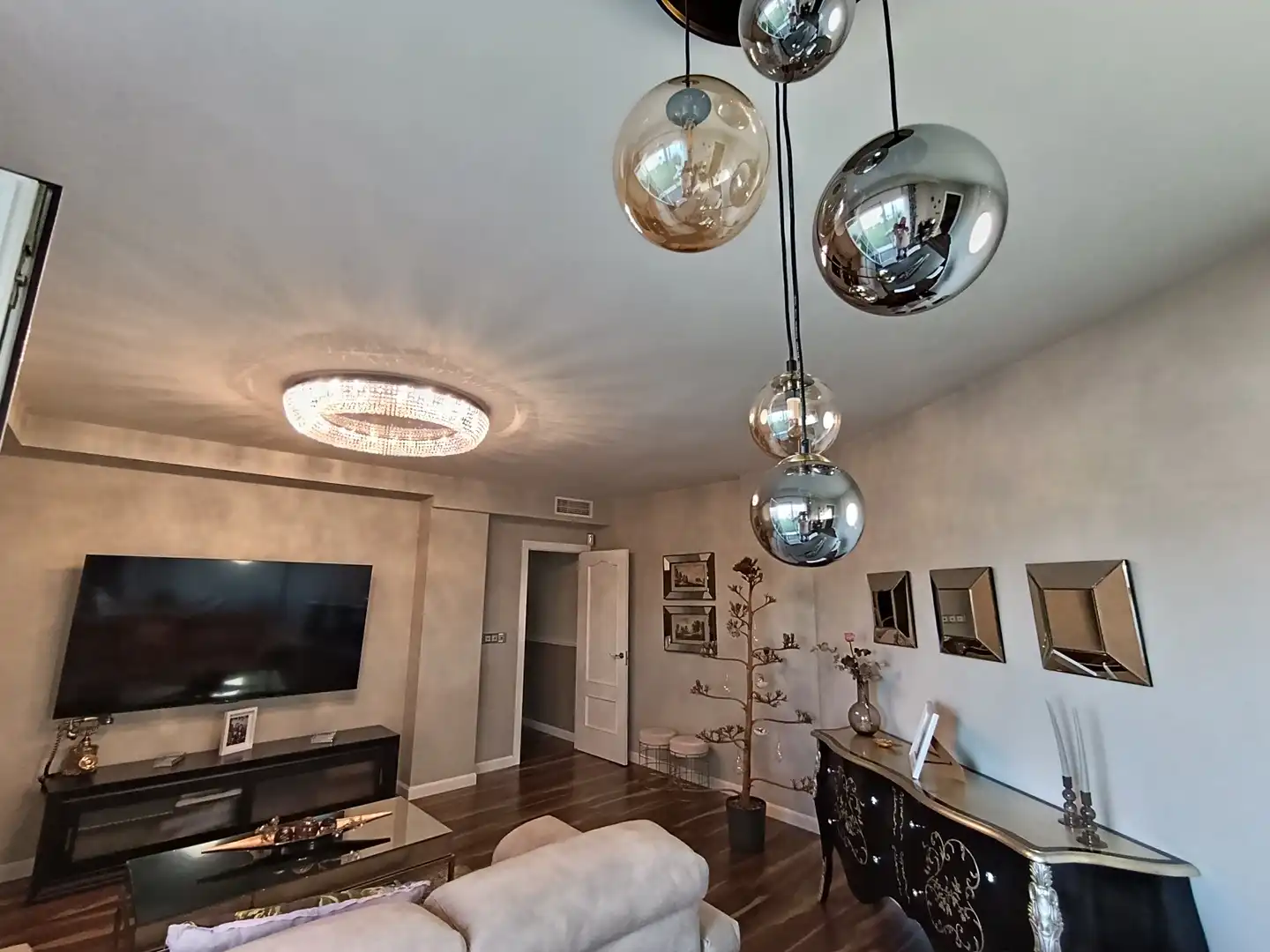 Sala de estar de Ático en venta en Totana con Parquet