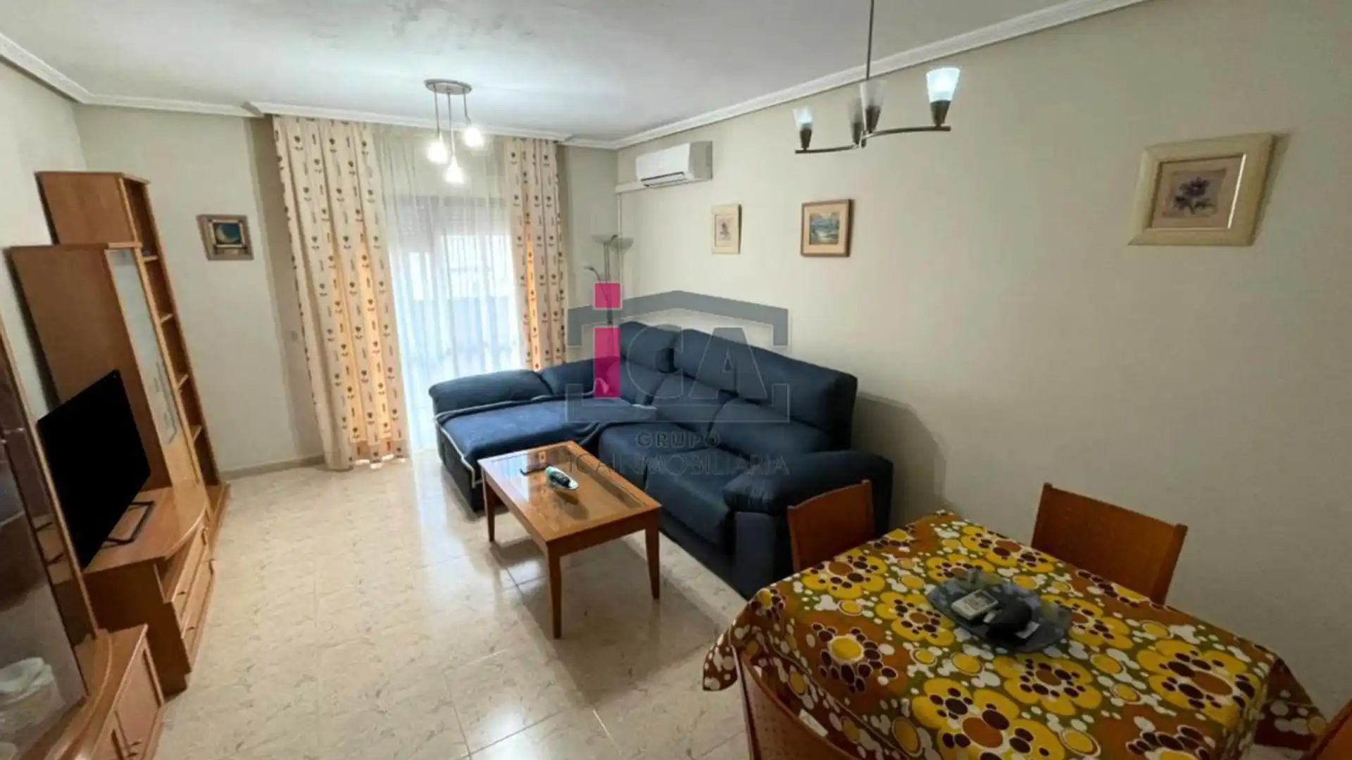 Sala de estar de Piso de alquiler en Cáceres Capital con Aire acondicionado, Calefacción y Terraza