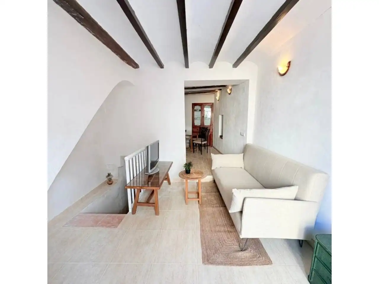 Sala d'estar de Casa adosada en venda en Alfauir amb Terrassa i Moblat