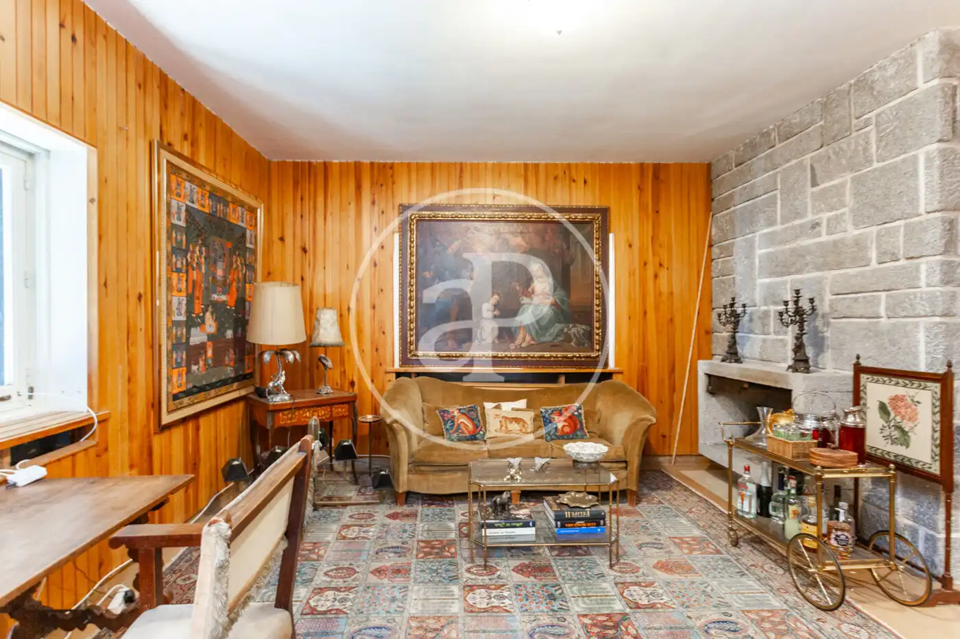 Sala de estar de Casa o chalet en venta en Torrelodones con Calefacción, Jardín privado y Terraza
