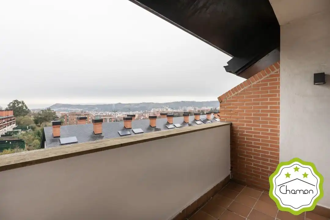 Terraza de Casa adosada en venta en Bilbao  con Calefacción, Jardín privado y Terraza