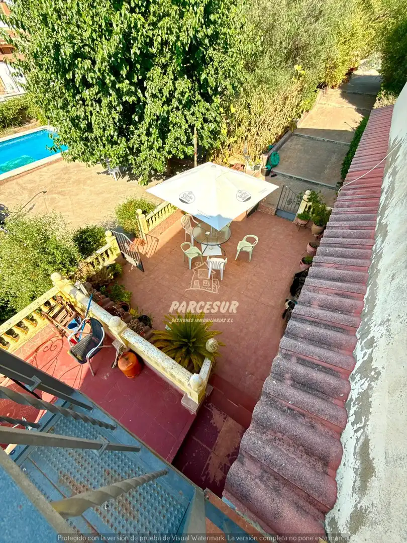 Terrace of Houses for sale in Almodóvar del Río  with Air Conditioner, Private garden and Terrace
