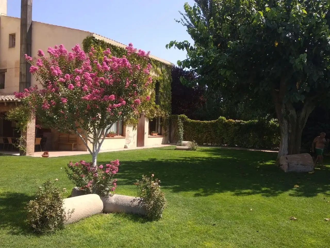 Jardí de Casa o xalet en venda en Vilanova de Bellpuig amb Calefacció, Jardí privat i Piscina