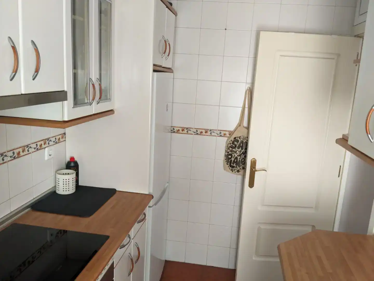 Küche von Wohnung zur Miete in  Madrid Capital mit Klimaanlage und Balkon