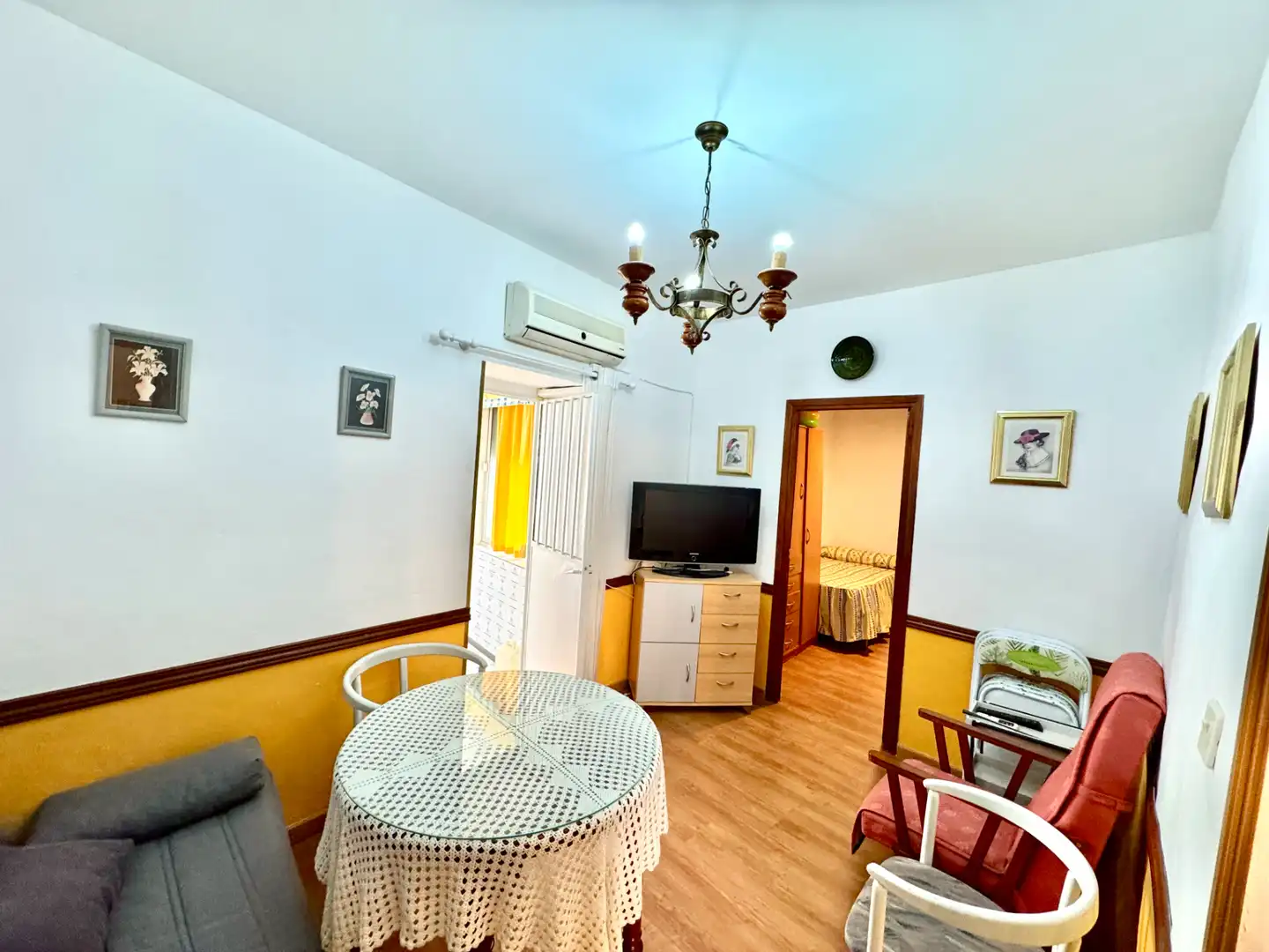 Wohnzimmer von Haus oder Chalet zum Verkauf in Gualchos mit Klimaanlage, Terrasse und Abstellraum