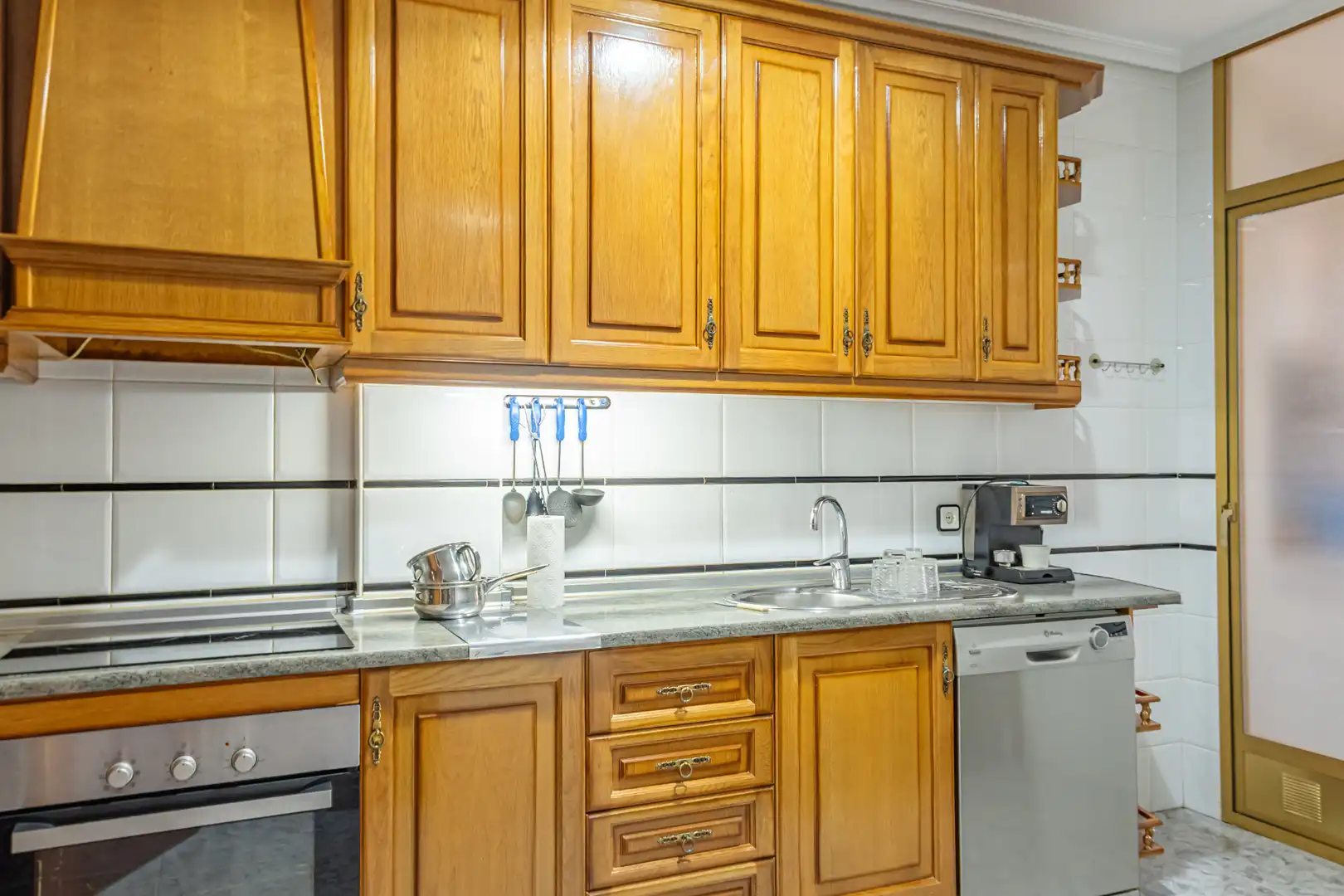 Cocina de Piso de alquiler en Linares con Aire acondicionado, Terraza y Amueblado