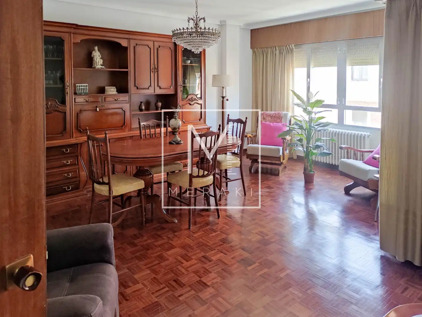 Sala de estar de Piso de alquiler en Albacete con Aire acondicionado, Calefacción y Terraza