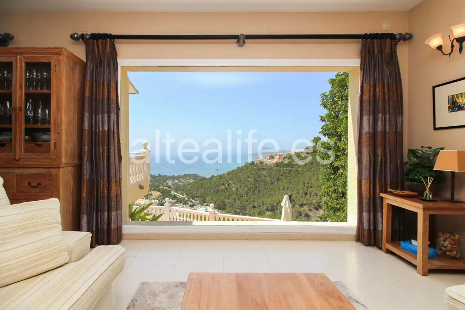 Living room of Houses for sale in Altea  with Air Conditioner, Heating and Private garden