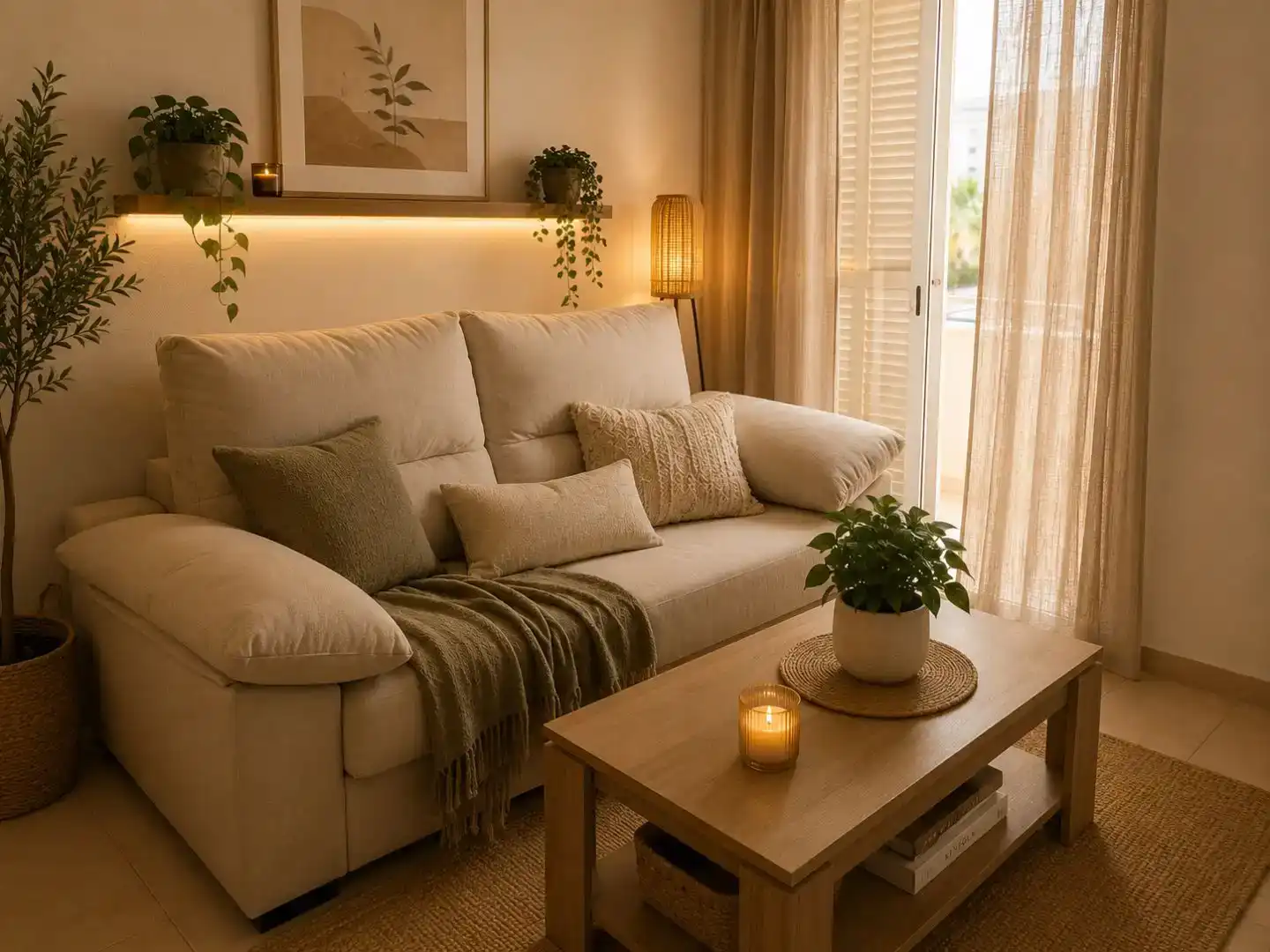 Sala de estar de Apartamento en venta en Muro con Aire acondicionado
