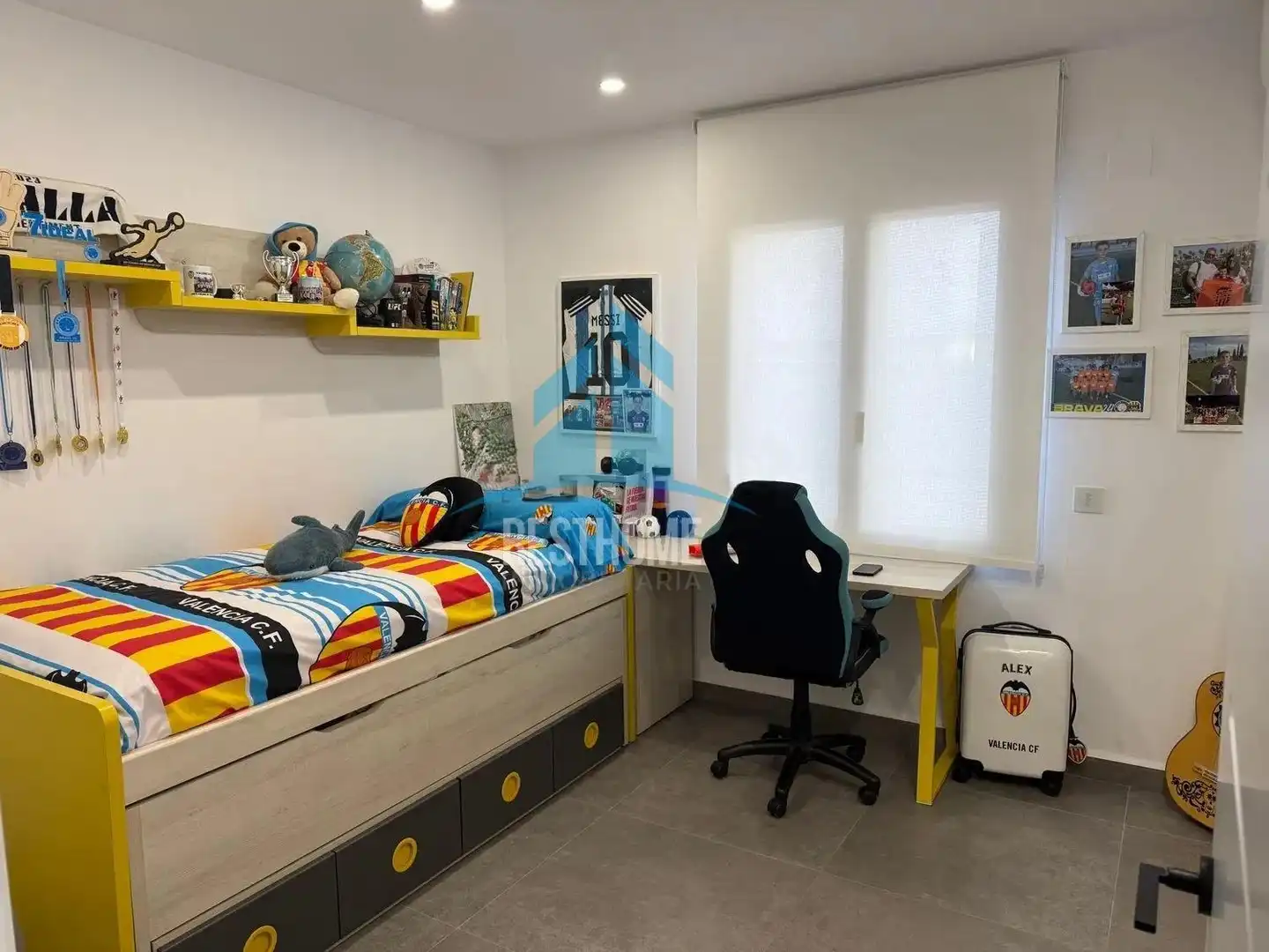 Bedroom of Houses for sale in Oliva  with Air Conditioner, Heating and Private garden