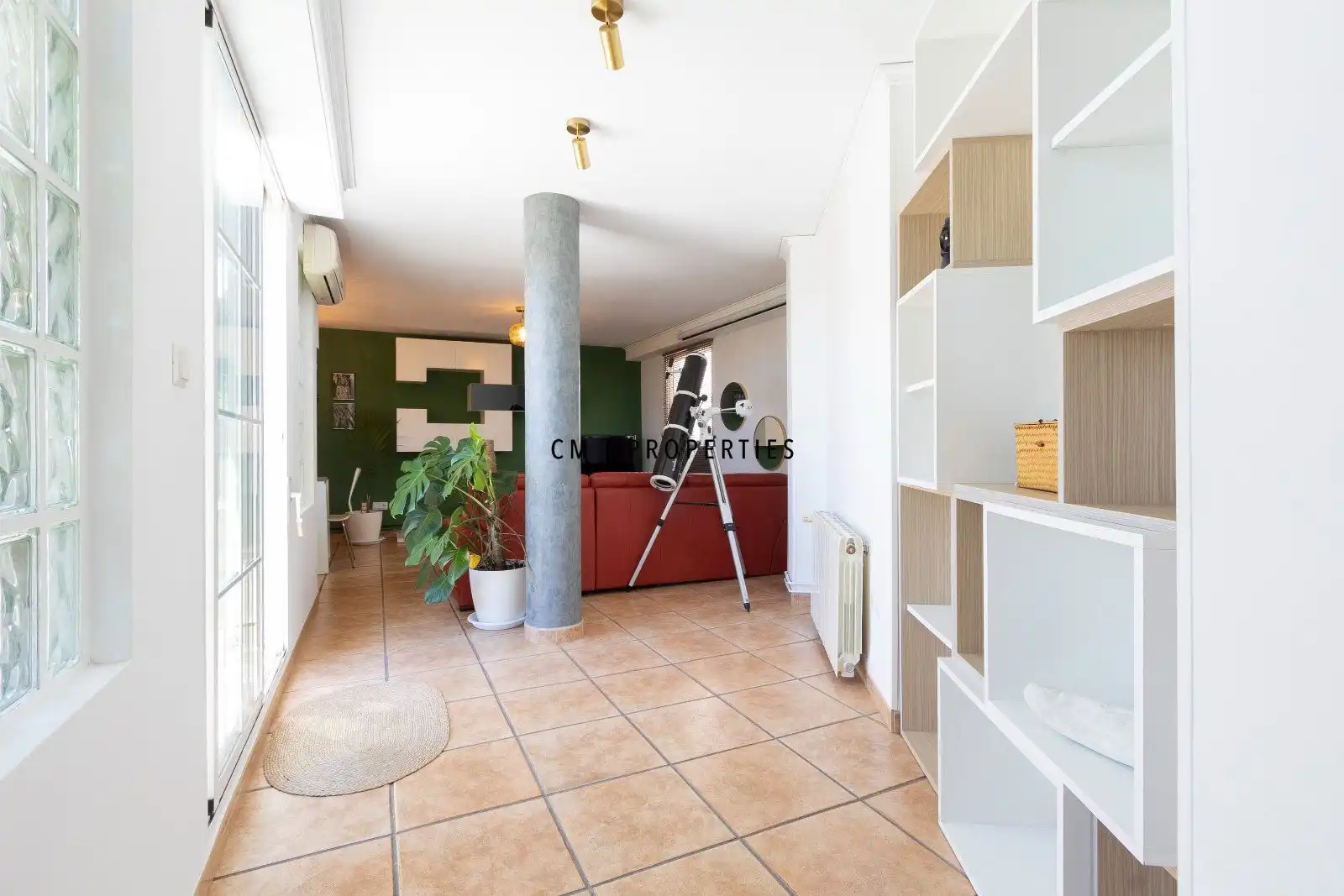 Sala de estar de Ático de alquiler en Faura con Aire acondicionado, Calefacción y Terraza