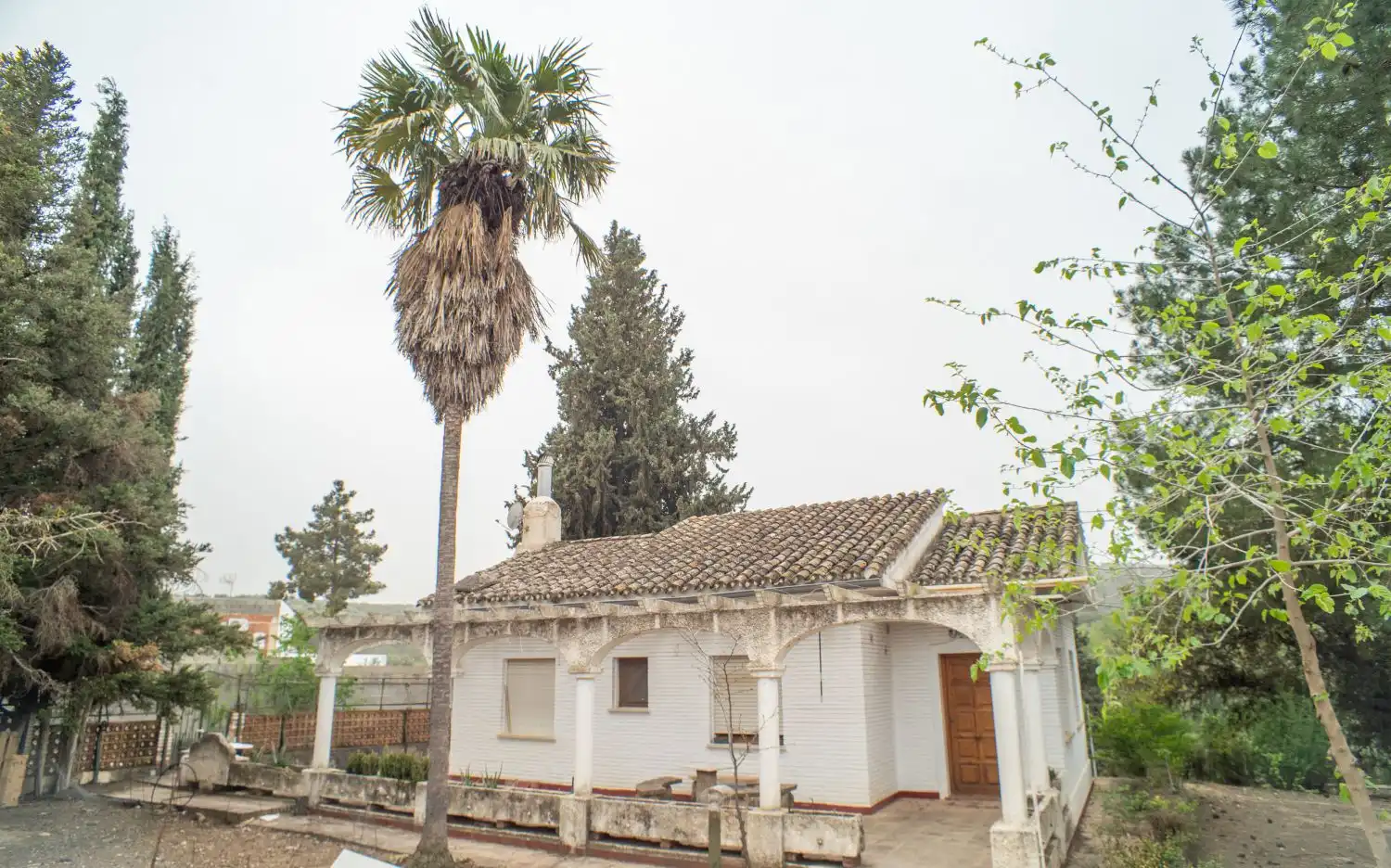 Vista exterior de Casa o xalet en venda en Loja amb Jardí privat, Terrassa i Piscina