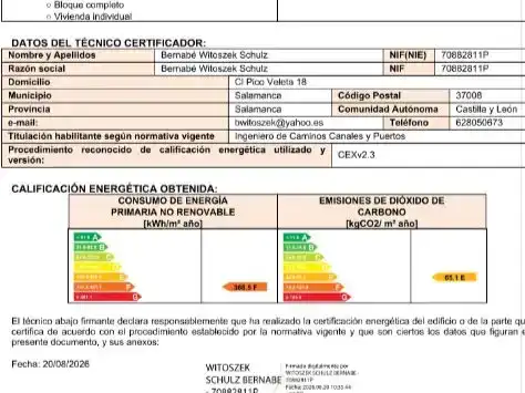 Jardí de Pis en venda en Espino de la Orbada amb Moblat